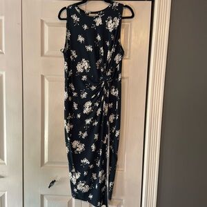 Nine Britton cotton dress. Blue and white. Worn once.